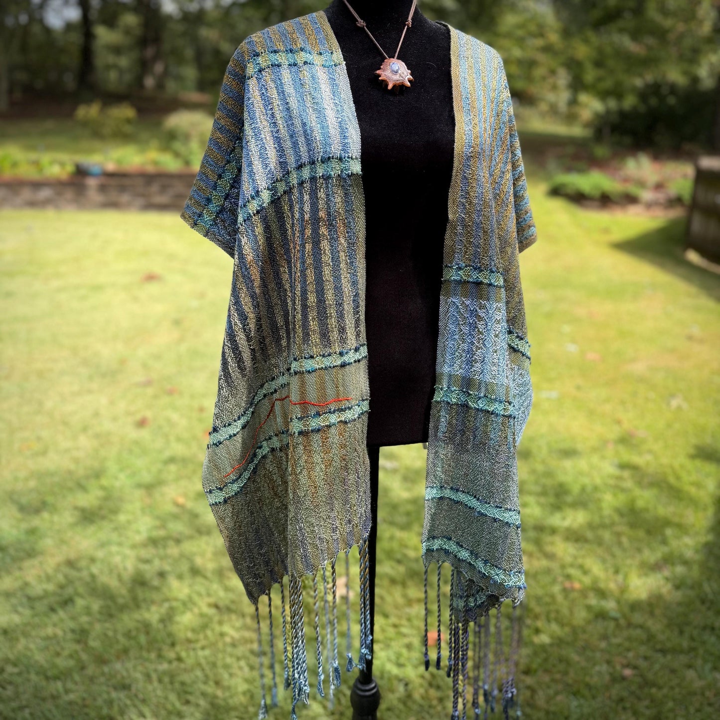 Between the Pines Handwoven Scarf