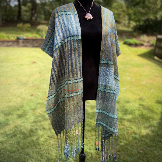 Between the Pines Handwoven Scarf