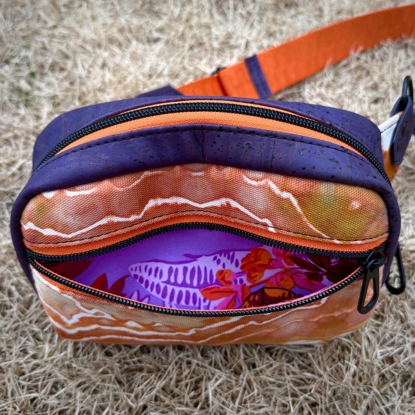 Orange & Purple Belt Bag
