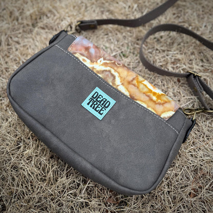 Brown Fern Crossbody Bag