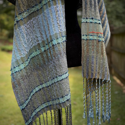 Between the Pines Handwoven Scarf