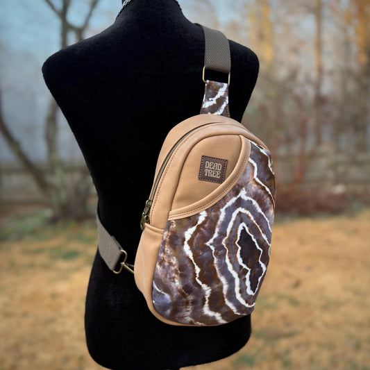Black Geode Sling bag