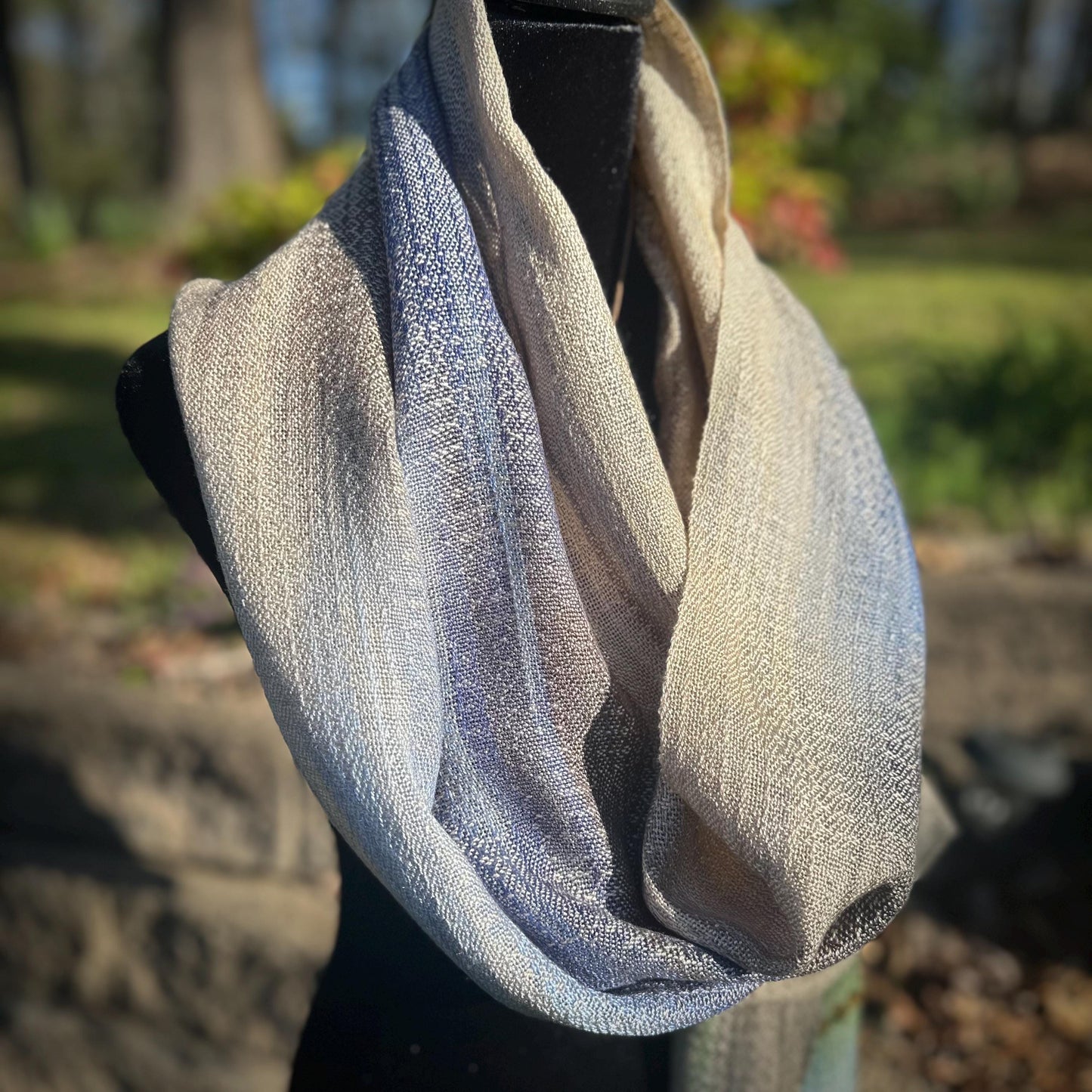 Pale Wind Handwoven Scarf