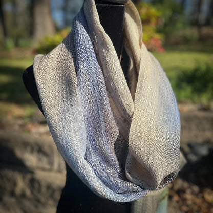 Pale Wind Handwoven Scarf