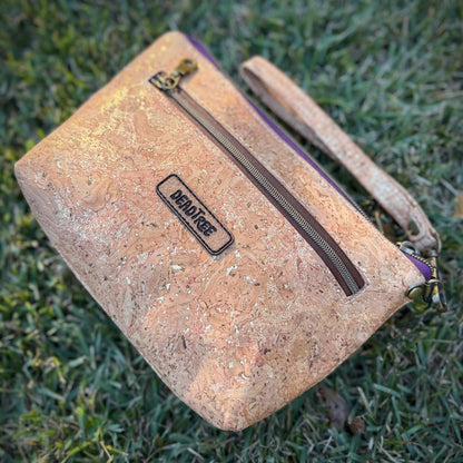 Moon Cork Wristlet