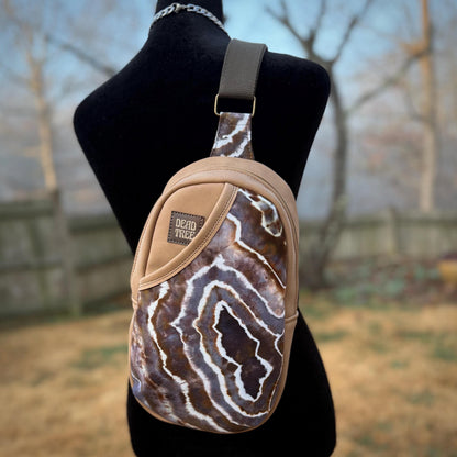 Black Geode Sling bag