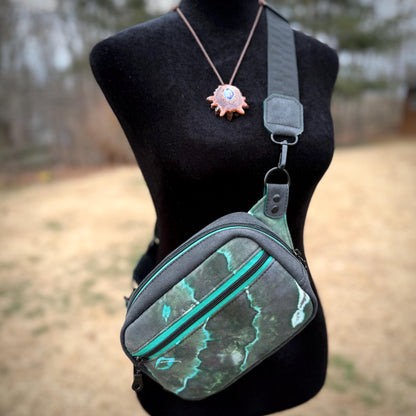 Black & Teal Geode Bag