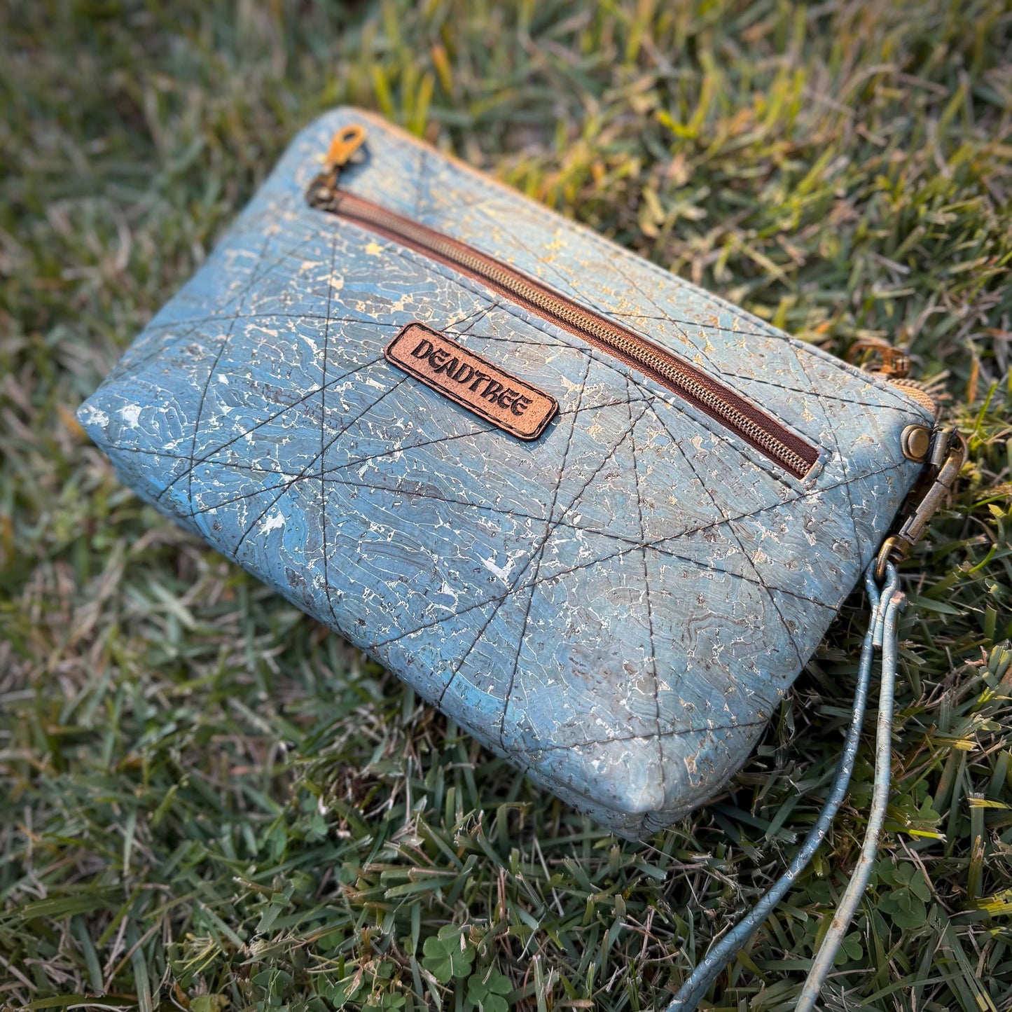 Moonphase Cork Wristlet