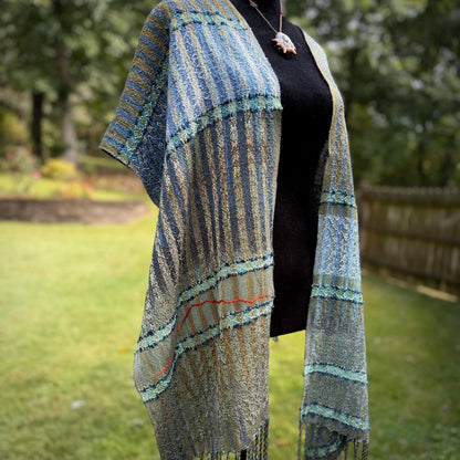 Between the Pines Handwoven Scarf