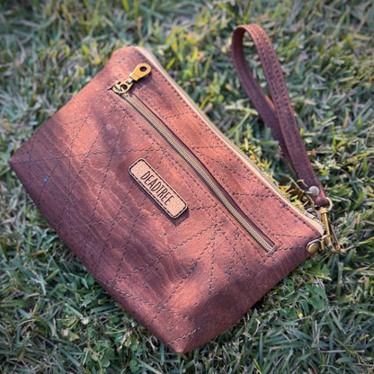 Moonphase Cork Wristlet