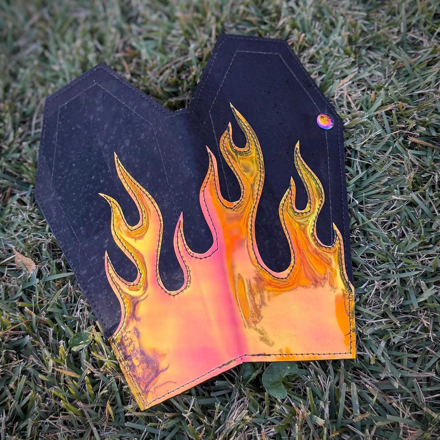 Flame Coffin Wallet