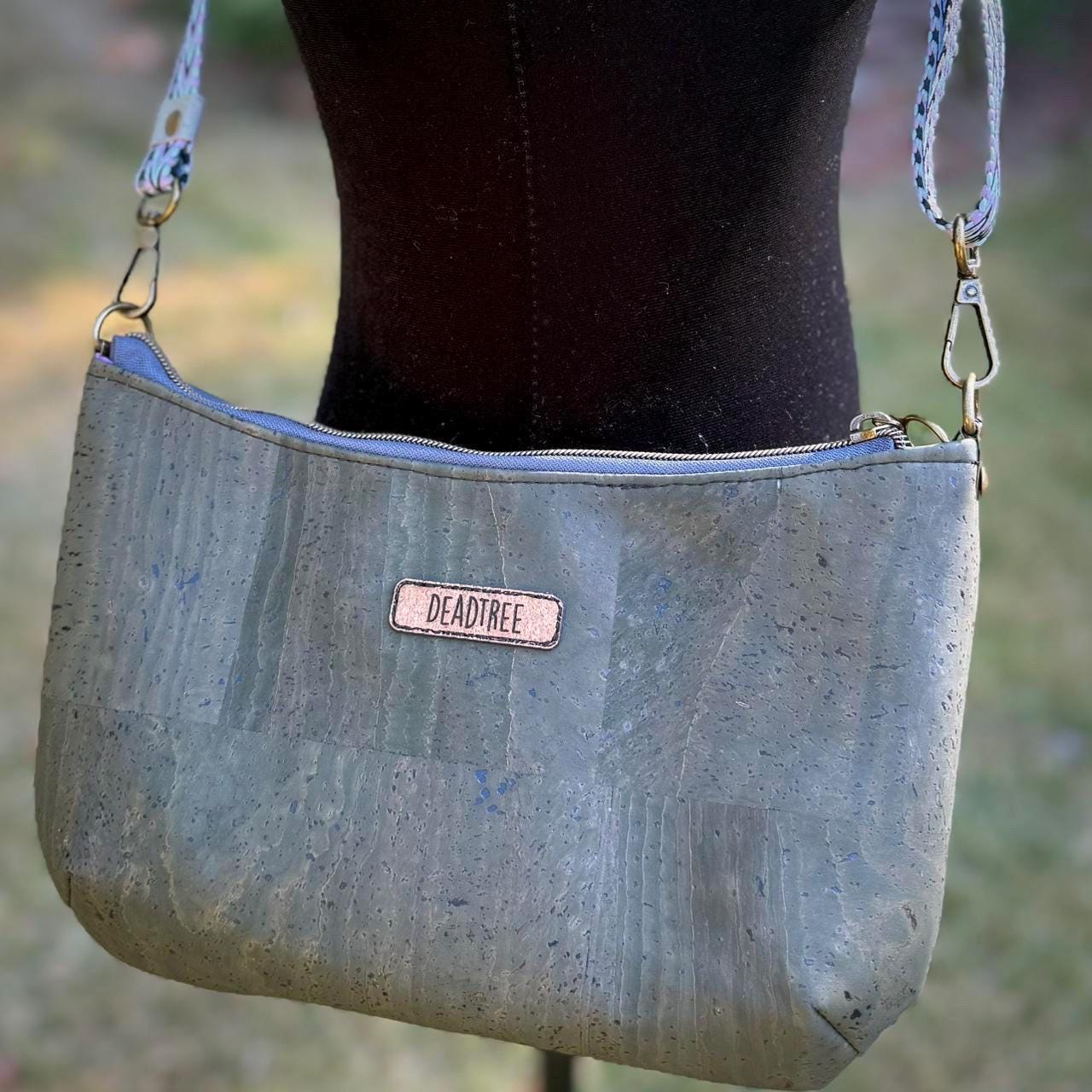 Moonphase Olive Crossbody Bag