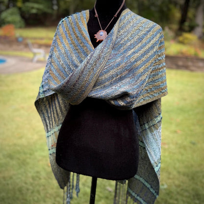Between the Pines Handwoven Scarf