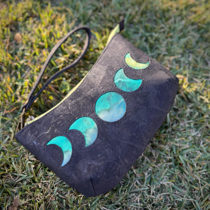 Moonphase Cork Wristlet