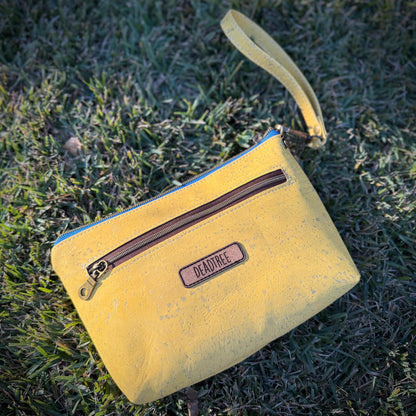 Honeycomb Cork Wristlet