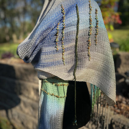 Pale Wind Handwoven Scarf